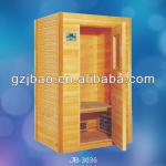 2 People/Persons Wooden Infrared Dry Steam Sauna Room for slim and expelling of detox (JB-3036)-JB-3036