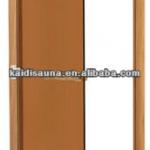 Hot sale 8mm Sauna glass door with Canadian red cedar-KD-13035