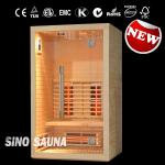 2013 new &amp; hot selling---luxury full spectrum red glass heater far infrared sauna room-SS-200R