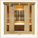 2400W indoor Infrared sauna room 3 person dry sauna room-Hex-GC004SH