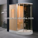 Half Sauna Half Shower Cabin &amp; Steam Sauna Rooms&amp; Wet and Dry Sauna Room-AS-006
