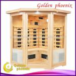 2013 New Luxury Indoor Sauna Equipment Ceramic Heater Sauna Room G3CTPN Hemlock Wood Far Infrared Sauna Cabin-G3CTPN