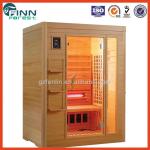 Hemlock wood material wooden Infrared sauna room-FS003