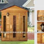 Low price Classic Outdoor Sauna cabin room with two levels bench-OS-2018