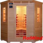 corner sauna infrared sauna room(red cedar)-SEK-B3C