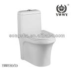 YWWY8959 Unique design bathroom sanitary ware one piece siphonic toilet-YWWY8959
