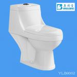 YLB8002 toilet sanitary ware bathroom toilet popular design washdown cheap one piece toilet-YLB8002