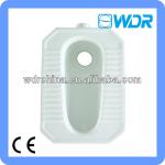 White color ceramic Squatting WC pan toilet bowl-W1003-B