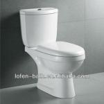 cheap colored two piece twyford WC toilet bowl-LF6020