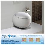 NAPPOR DESIGNED ROUND WALL HUNG EGG POD TOILET-B150060036