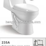 sanitary ware siphonic one-piece toilet 235a-235A
