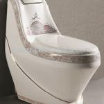 bathroom decorated one piece toilet set water closet-T-2474GA