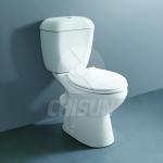 Modern Floor Mounted Two Piece Ceramic Toilet HTT-1002-HTT-1002