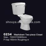 0234 washdown two piece toilet china portable toilet-0234