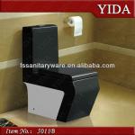 colorful toilet with the washdown one piece toilet in black color-5011B