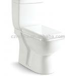 washdown sanitary ware ceramic two piece toilet (P-trap) M8208-M8208