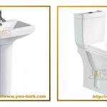 china foshan new design wash down ceramic wc toilet sanitary supplier-C209+B107