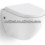 high quality p-trap sanitary ware ceramic bathroom toilet bowl accessories set european wall hung toilet-010