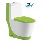 Chaozhou colorful today Ceramic Green Colored wc toilet-2144(green&amp;white)