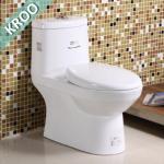 KROO sanitary wares one piece toilet soft closing seat and cover new model modern style-KZ8016