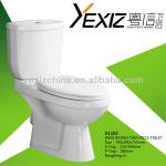 B1102 Washdown Two Piece Toilet Ceramic Toilet Water Closet-B1102