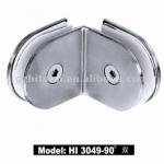 90 angle fixed stainless steel glass clamp HI-3049-3049