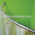 Curved shower curtain rod-8013