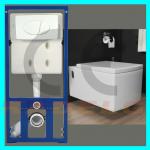 European CE Standard WC Toilet Tank Flush Mechanism-2390
