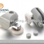 Single and Double plastic shower door rollers-HS002