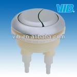 Toilet push button with dual push press for toilet cistern tank