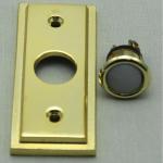round door bell switch solid brass style selection lighted push-button-DH1631L