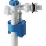 Silent anti-siphon side toilet water tank plastic float valve with internal filter and 4 colors available-A1501