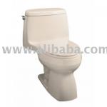 Kohler Santa Rosa Compact Elongated Toilet With Seat, Cover &amp; Left-hand Trip Lever, Innocent Blush-