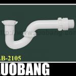 LUOBANG 1-1/2" Plastic PP P-Trap LB-2105-LB-2105