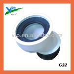 new model white plastic pipe for toilet-G22