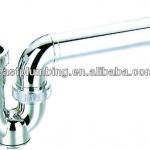 Waterwork Universal Boston Polished P-Trap Brass&amp;Stainless steel P1150-P1150
