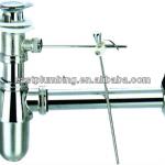 East Plumbing Wall Mount P-Trap Vessel Sink Pop-up Drain Combo P3339-P3339