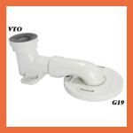 enviromental-friendly toilet plastic siphon trap-G19