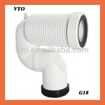 plastic S shape toilet pvc fittings-G18