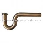 P TRAP wall tube brass p trap brass trap-NONE