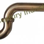 Brass P TRAP wall tube brass p-trap high quality-none