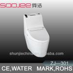 Bathroom ceramic wc bowl autoamtic seat intelligent water save closet automatic sensor toilet flusher automatic toilet seat-ZJ-AG301