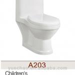 children's toilet,siphonic one piece toilet,bathroom toilet-A203