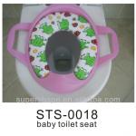 Cartoon baby toilet seat with handles toilet seat for kids-STS-0018