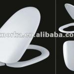 Custom PP Slow Close Toilet Seat with Stainless Steel Hinges-NK0509