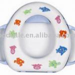 Soft pvc baby toilet seat and cover with handle-Model-B
