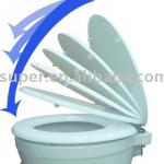 MDF toilet seat with soft close and quick release-ED09010SCQR
