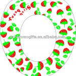 DKTS17 children&#39;s soft toilet seat cover baby potty toilet seat with colorful printing-DKES17