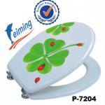 18Inch MDF Wooden Printed Toilet Seat-P-7204