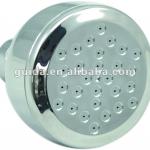 chrome plasted water saving shower head with neoperl requlator ,6 liters/minute